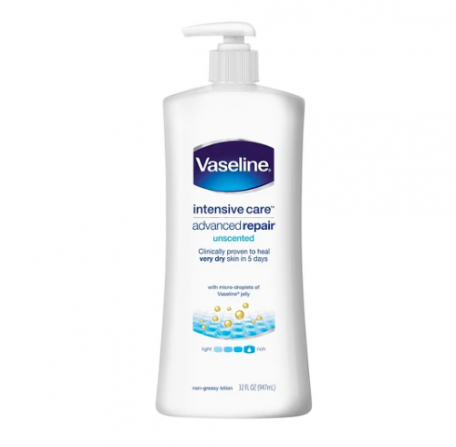 vaseline unscented body lotion